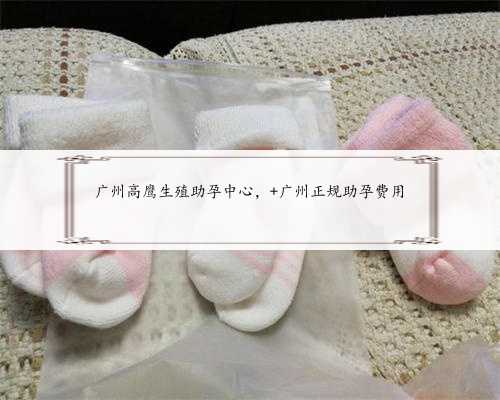 广州高鹰生殖助孕中心， 广州正规助孕费用